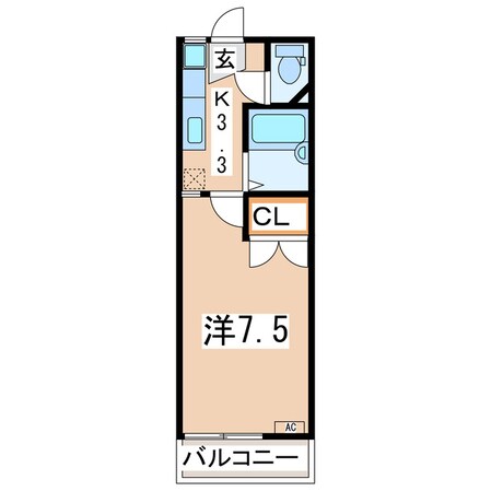 タウンズ安積の物件間取画像